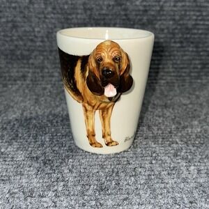 3D Bloodhound Dog Coffee Mug Handmade by Blue Witch‎